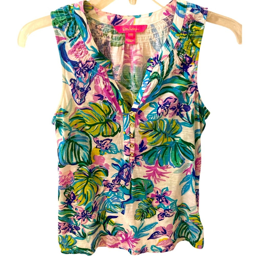 Lilly Pulitzer Floral Tank Top - Multicolor